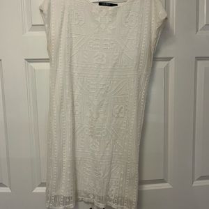 Ralph Lauren white dress. Size small